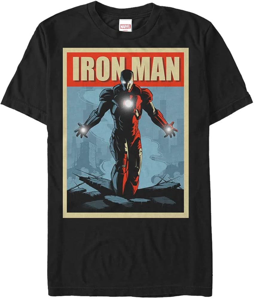 Marvel Big & Tall Classic Unstoppable Men's Tops Short Sleeve Tee Shirt