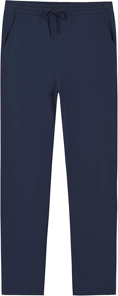 Weintee Men's 36" Inseam Tall Cotton Sweatpants with Pockets