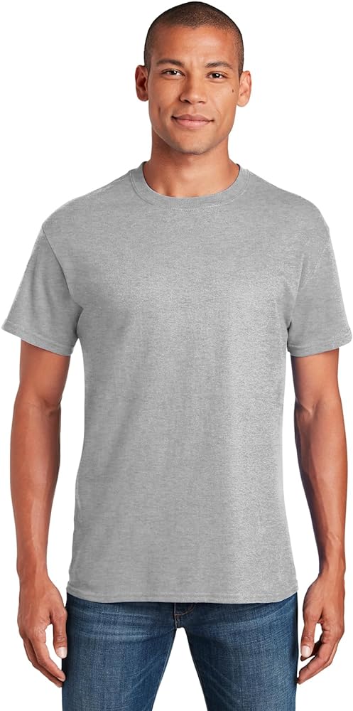 Gildan 5.4 oz Cotton T-Shirt (5000) Tee Medium Ash