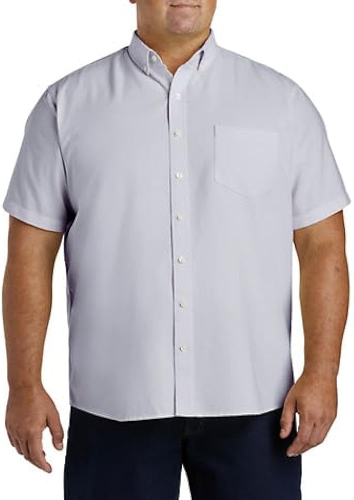 DXL Big + Tall Essentials Men's Big and Tall Oxford Sport Shirt