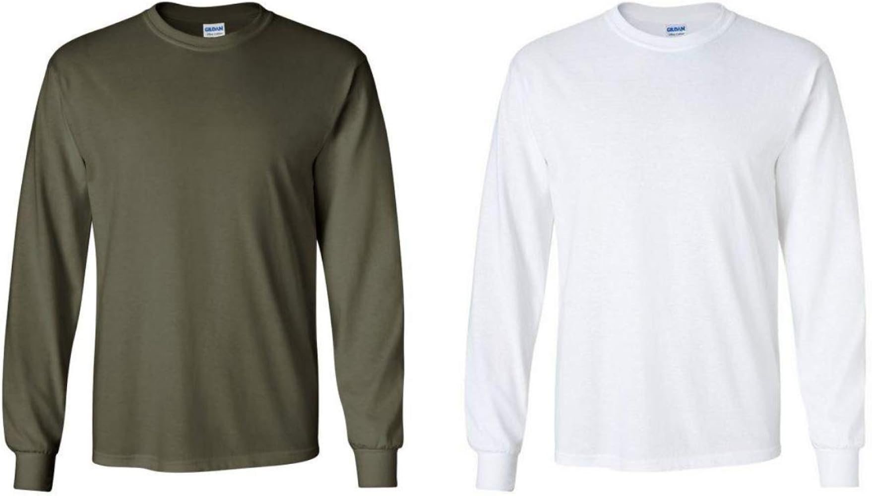 Gildan mens Ultra Cotton Adult Long Sleeve Pack fashion t shirt