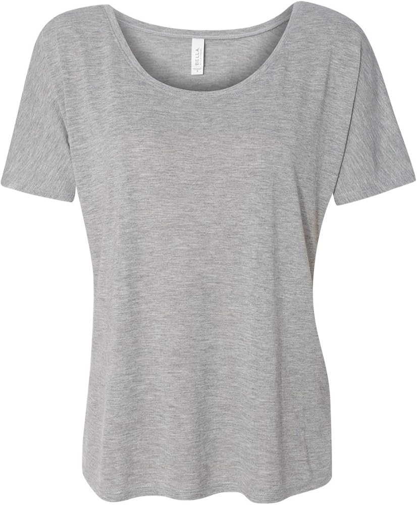 Bella + Canvas Womens Slouchy T-Shirt (8816) ATHLETIC HEATHER