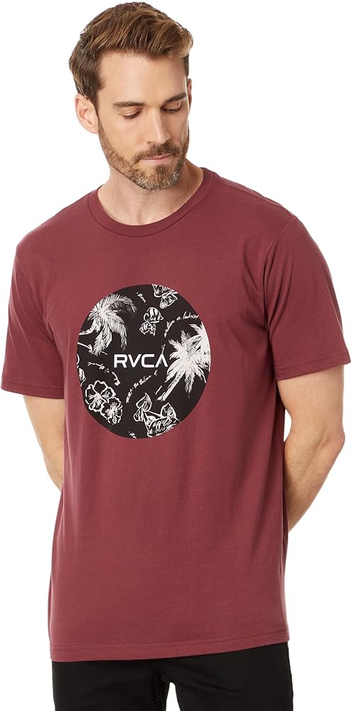 RVCA Mens Lightweight Regular Fit Knit Short Sleeve Tee