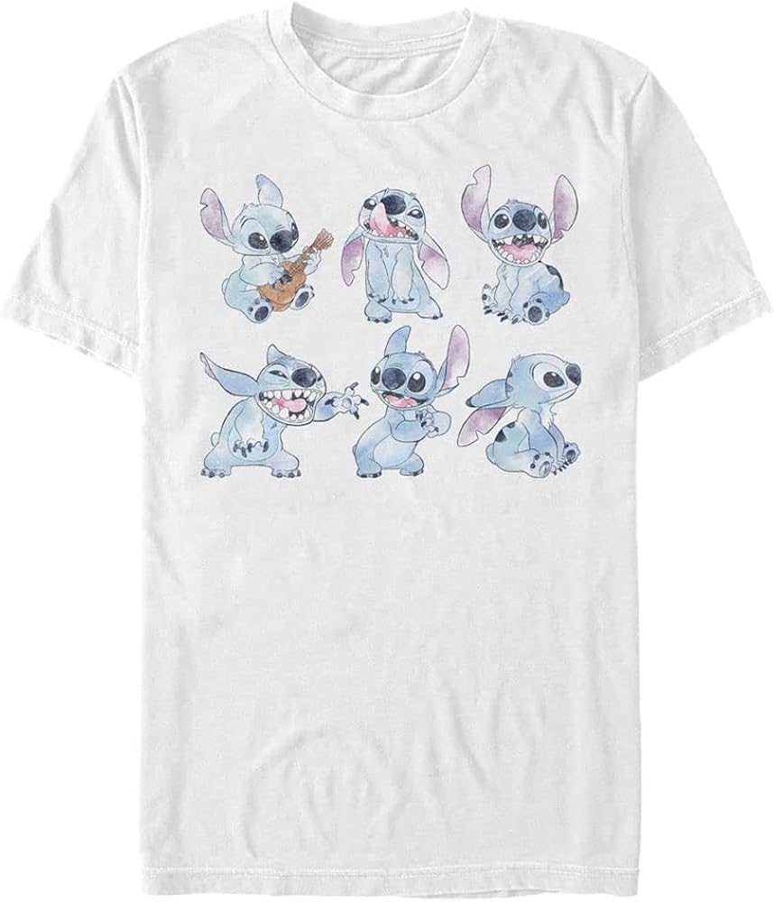 Disney Big & Tall Lilo Stitches Men's Tops Short Sleeve Tee Shirt