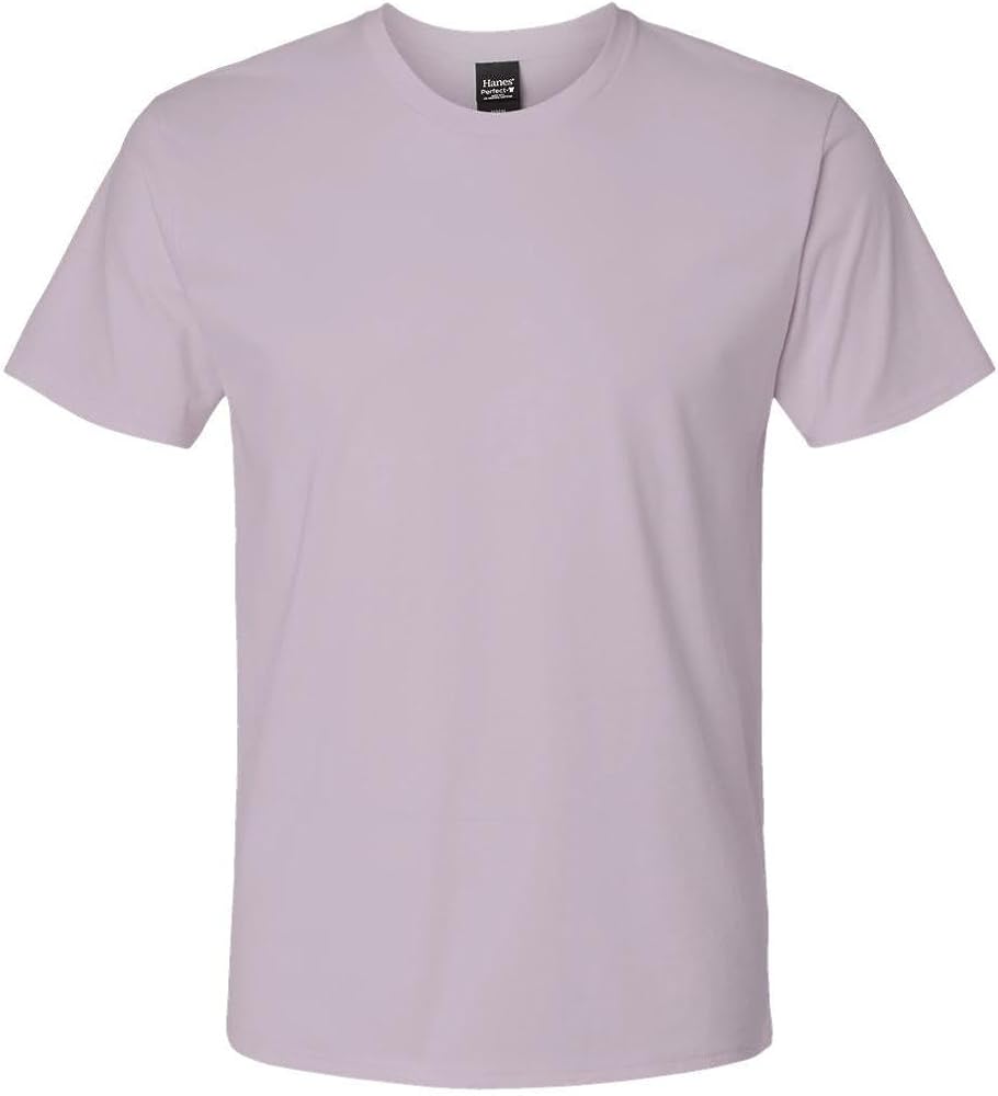 Hanes Mens Nano-T T-Shirt, L, Iced Mocha