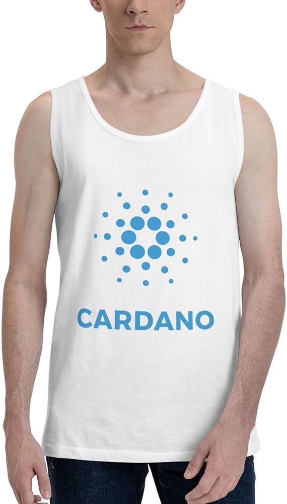 Cardano Ada Cryptocurrency Men's Tank Top Shirt Cotton Tank Top Cool Fitness T Shirts