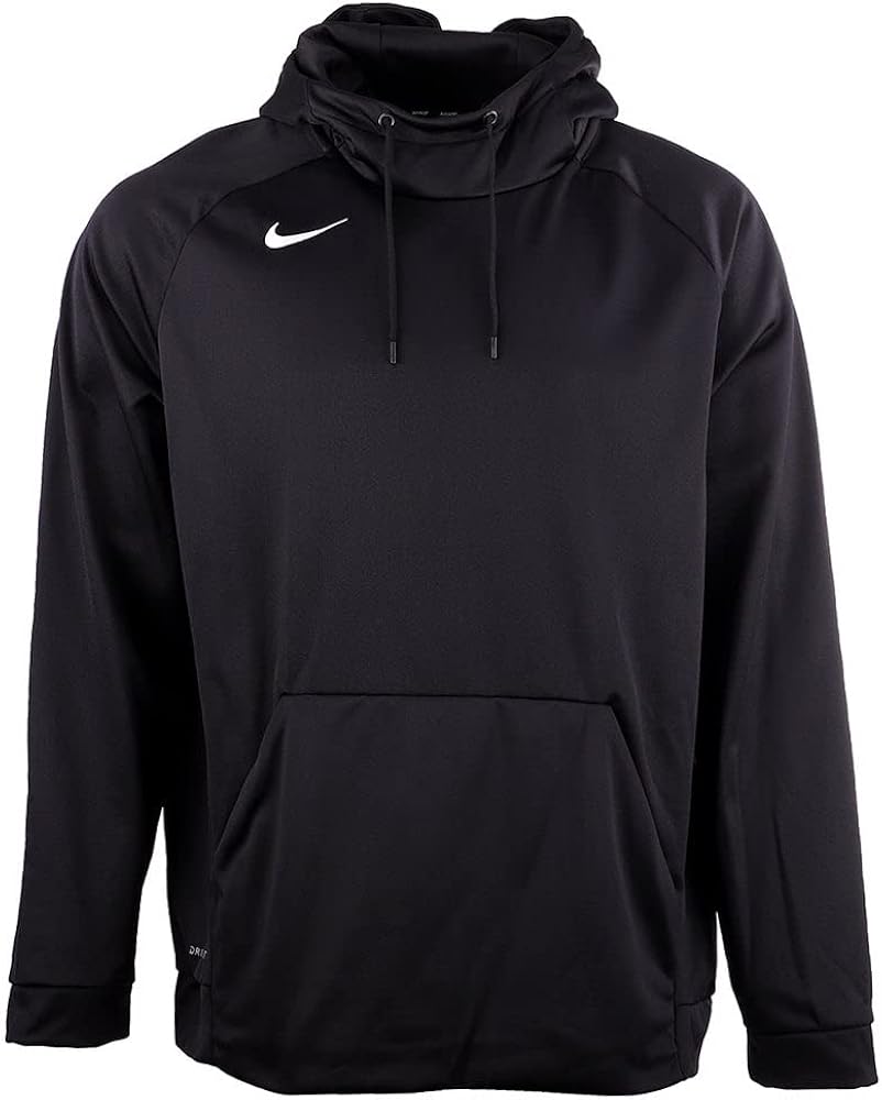 Nike Therma Men's Fleece Pullover Training Hoodie Hooded Sweatshirt, Black, X-Large