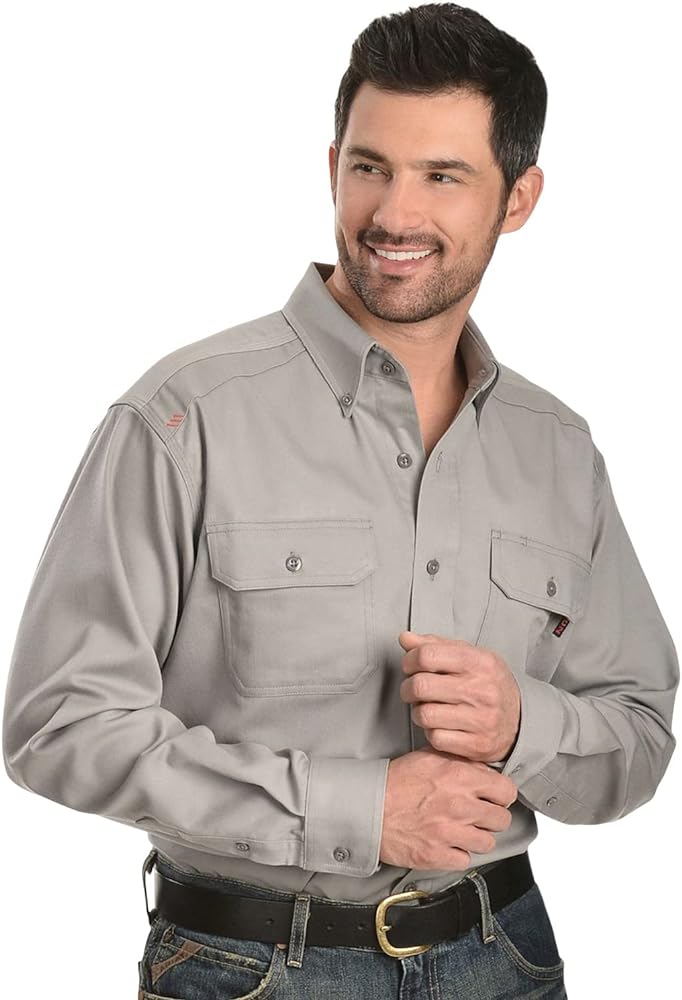 ARIAT Men's Fr Solid Work Shirt