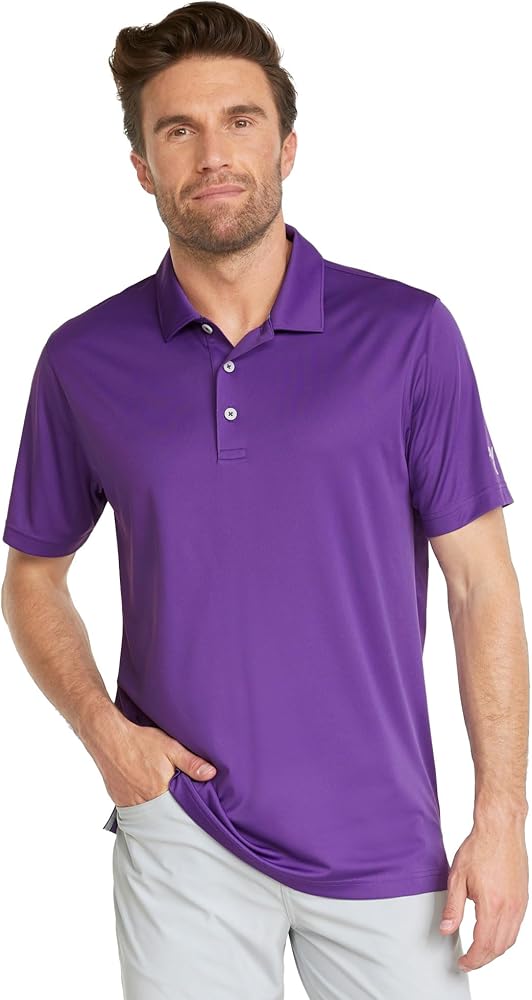 Puma Golf Men's Gamer Polo, Tillandsia Purple, XXL