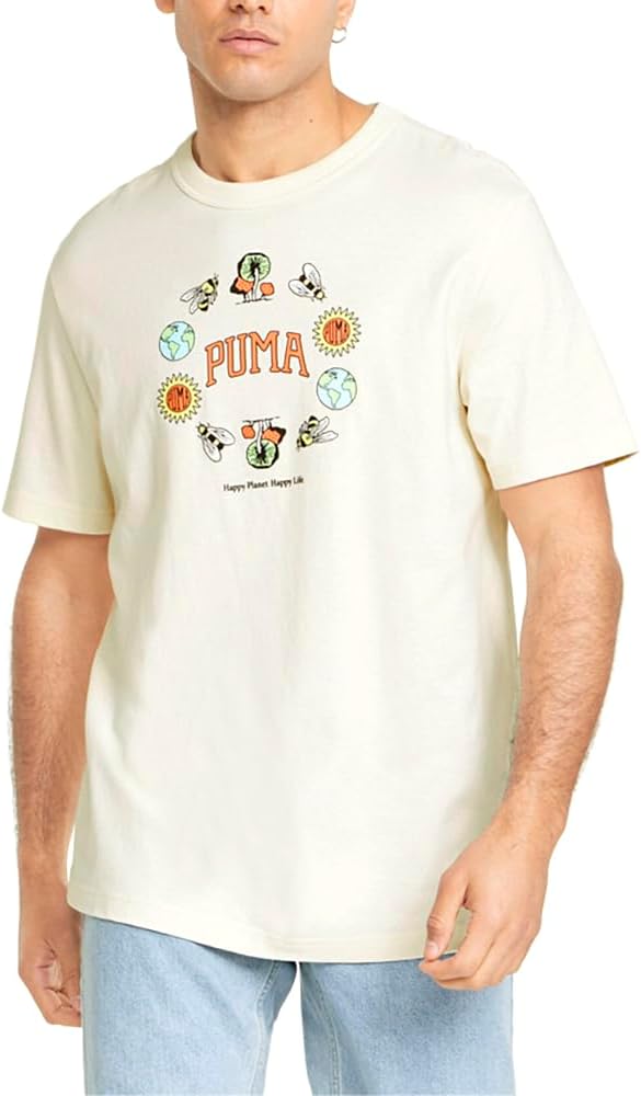 PUMA - Mens Downtown Graphic T-Shirt, Color No Color, Size: XX-Large