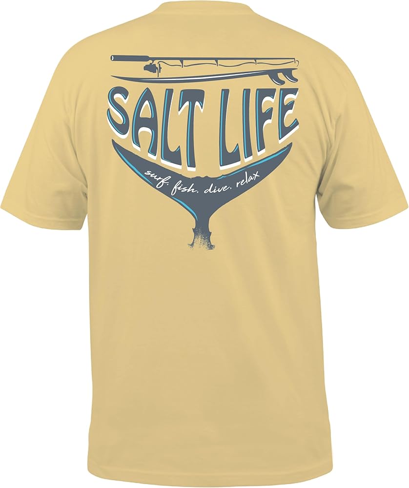 Salt Life Men's Sl Reel Short Sleeve Tee