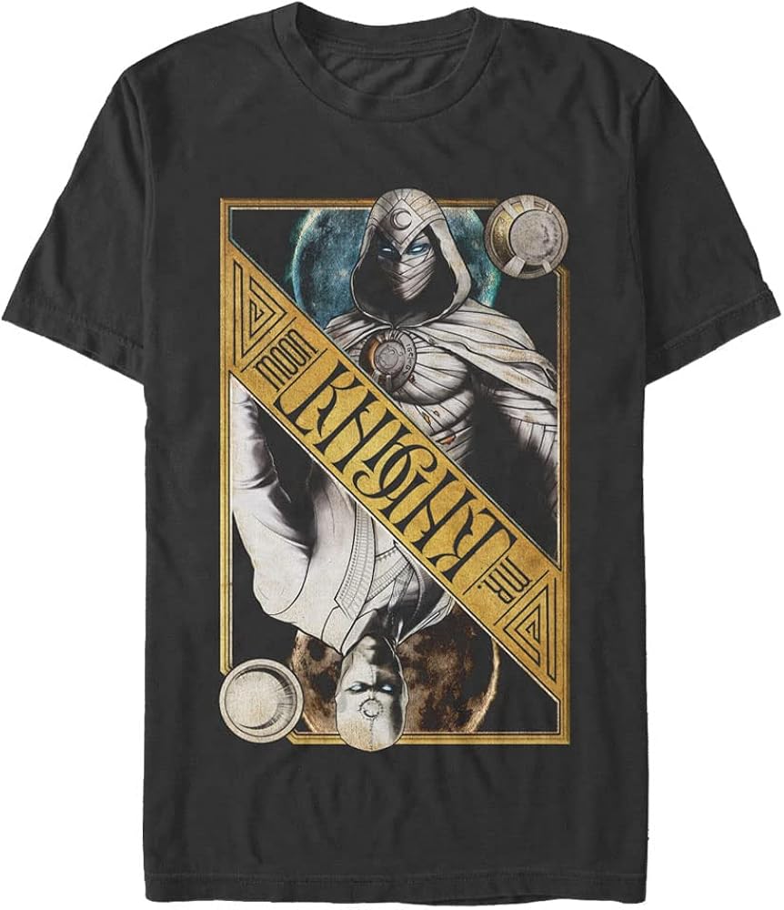 Marvel Big & Tall Moon Knight Dual Card Men's Tops Short Sleeve Tee Shirt