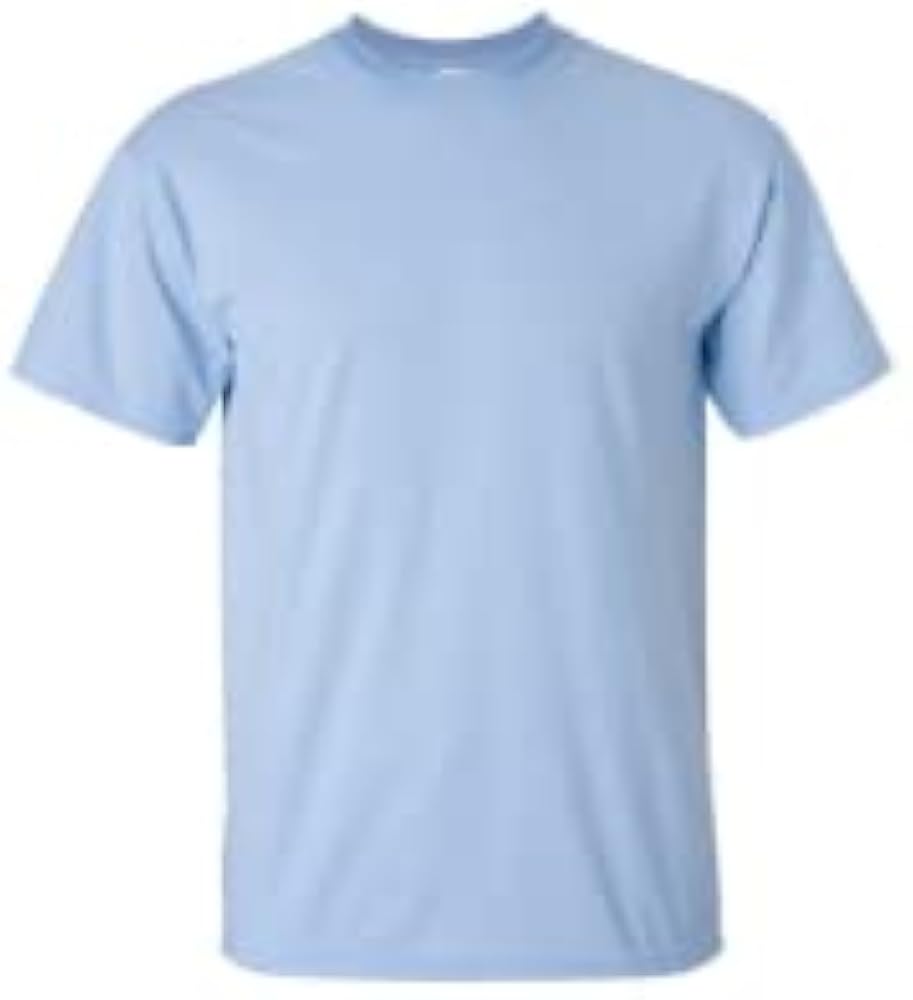 Gildan (G2000 Ultra Cotton Men's T-Shirt Lightblue X-Large