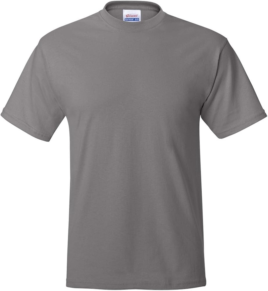 Hanes Men's 3 Pack Comfortblend Short Sleeve T-Shirt, 3XL, Smoke Grey