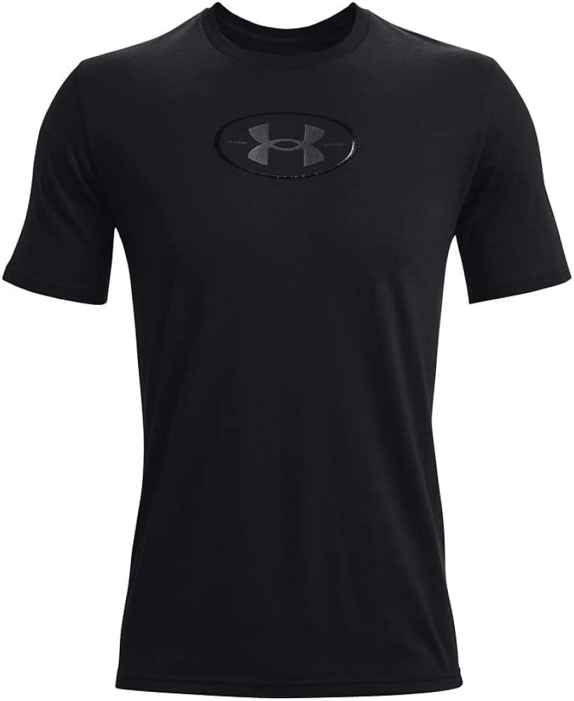 Under Armour - Mens Armour Repeat T-Shirt, Color Black (001), Size: XX-Large