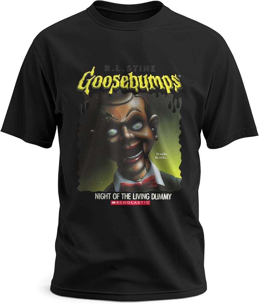 Generic T-Shirt Goosebumps Family Short Novelty Event Girl Shirt Gift for Men Unisex Big Friend Boy Sleeve Tee Women Shirts Multicoloured