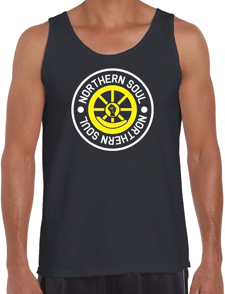 Northern Soul Twisted Wheel Logo Men's Vest Tank Top