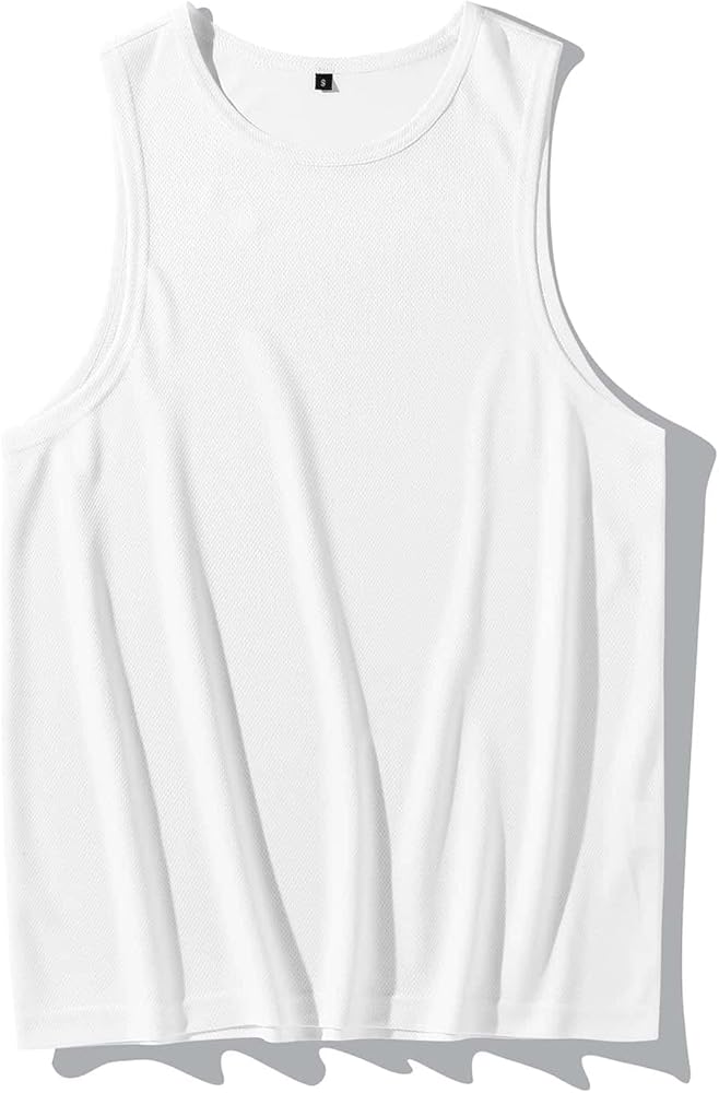 Men's T-Shirts Men Solid Form Fitted Tank Top T-Shirts for Men T-Shirts