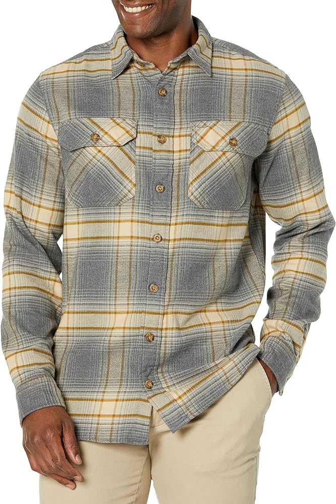 Pendleton Men's Long Sleeve Tall Super Soft Burnside Flannel Shirt