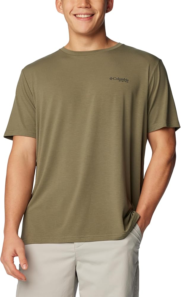 Columbia Men's PFG Fish Flag Tech Tee Ss