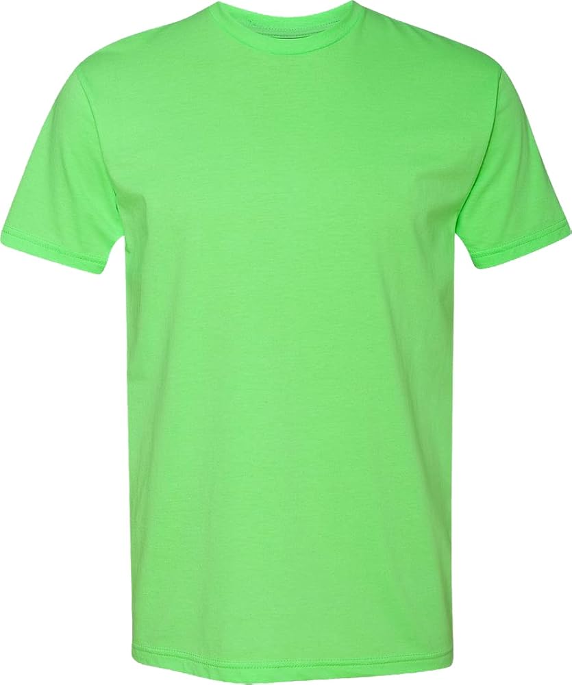 Next Level Apparel Men's N6210 Neon Heather Green(1pck) X-Large