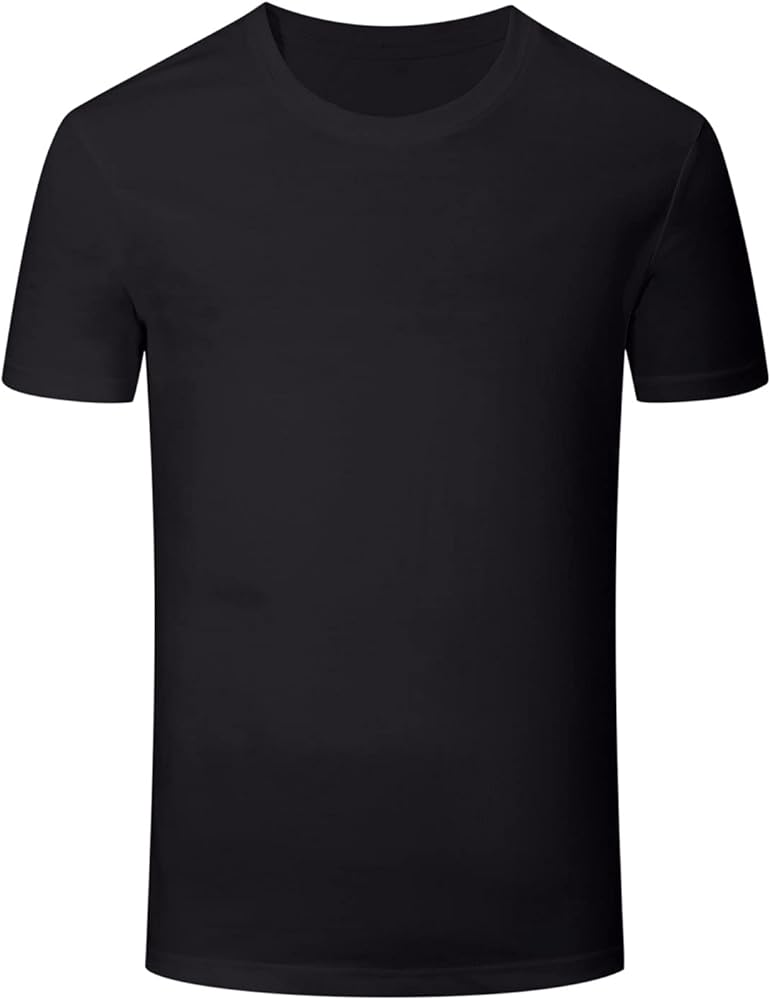 Men's Solid Color T-Shirts Quick-Drying Waterproof and Stainproof Short Sleeve Shirts Tops Slim Fit Breathable T-Shirt