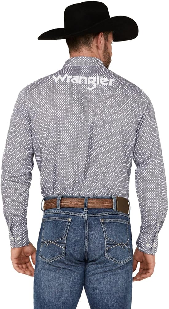 Wrangler Unisex-Adult Long Sleeve Button Down