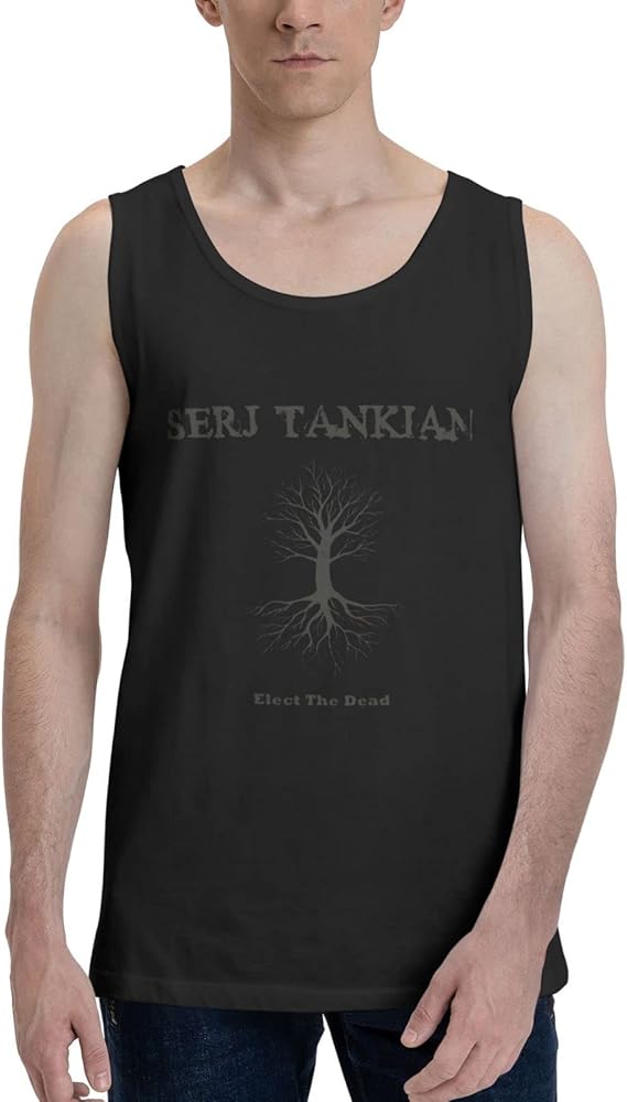 Serj Tankian Tank Top Man's Loose Fit Vest Casual Sleeveless Tops