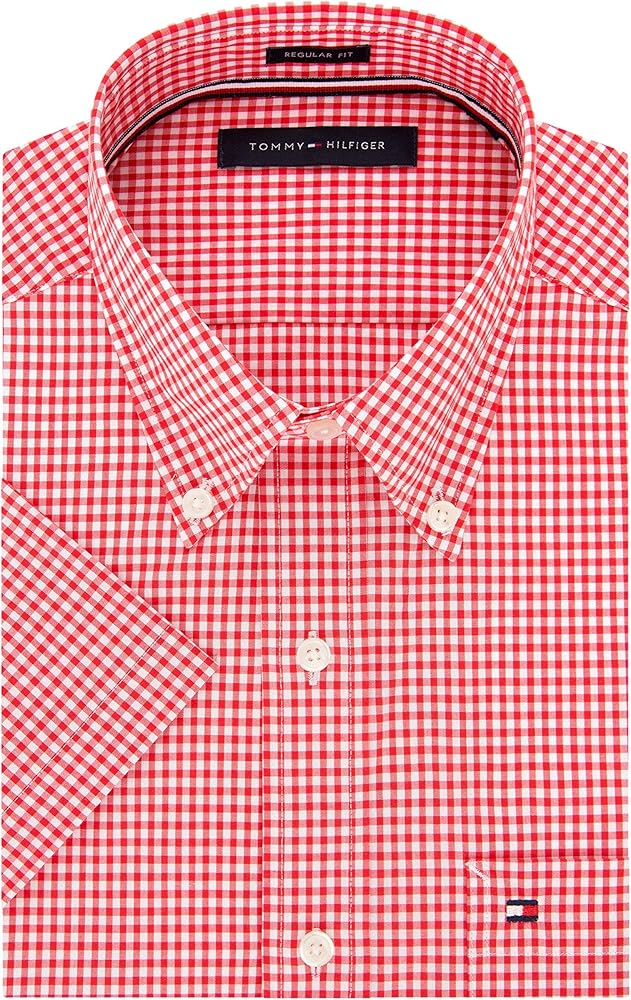 Tommy Hilfiger Men's Short Sleeve Button-down Shirt