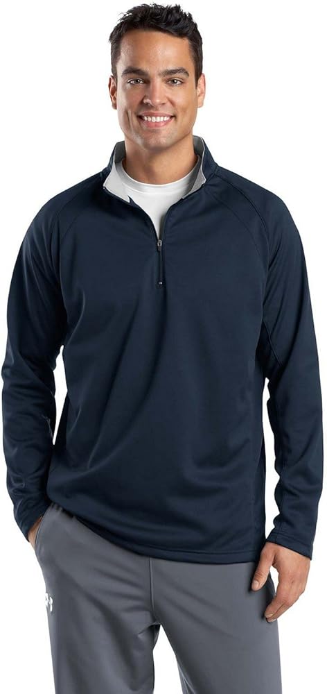 SPORT-TEK Men's Sport Wick 1/4 Zip Fleece Pullover