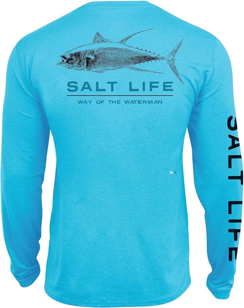 Salt Life Men's Deep Ventures Long Sleeve Performance Tee