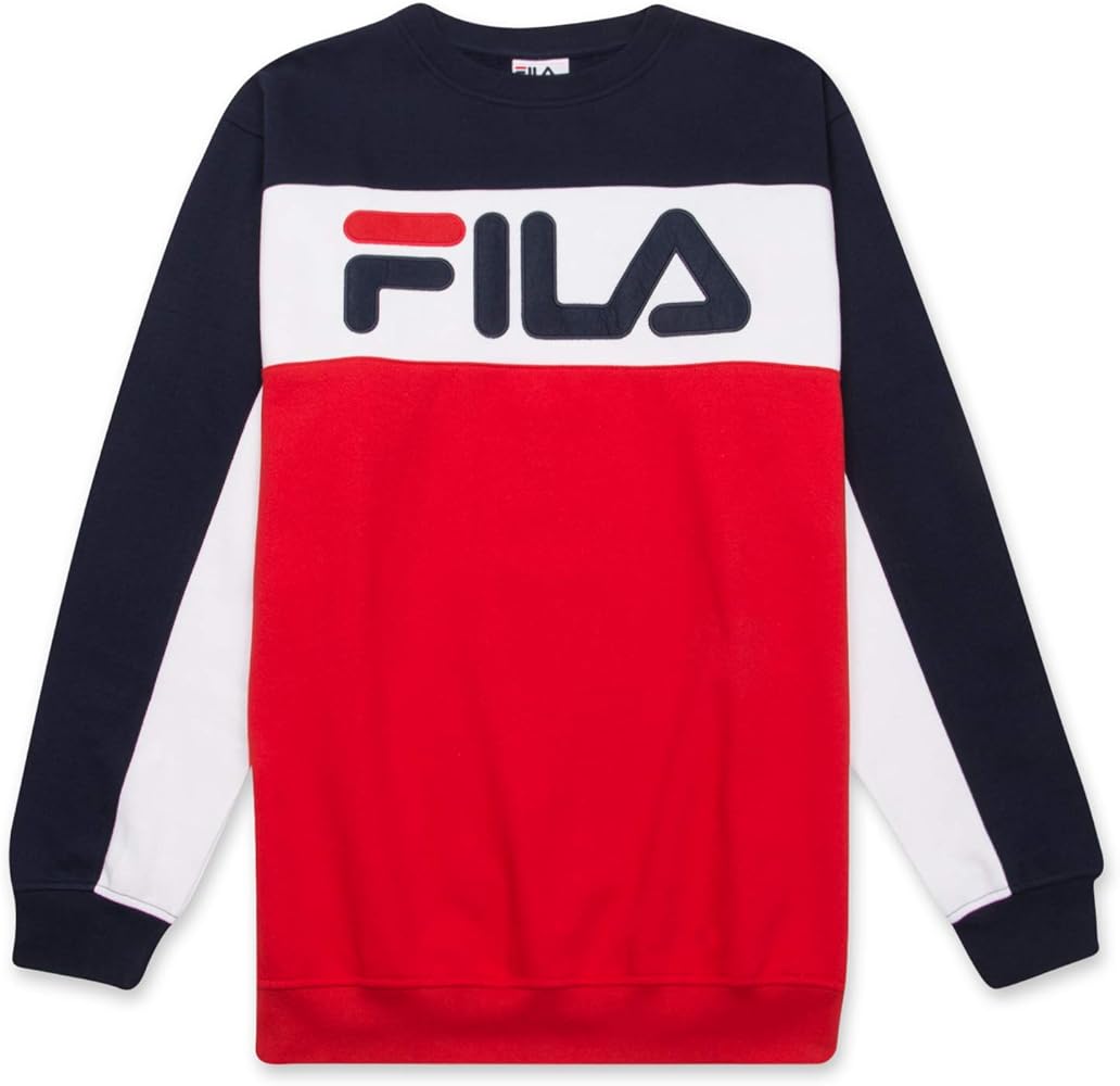 Fila Big and Tall Sweatshirts for Men – Fleece Oversized Crewneck Sweatshirts