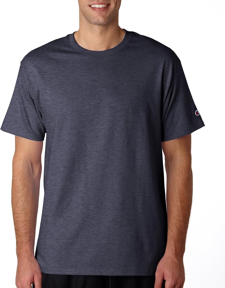 Champion Men's Basic Short Sleeve Tee Shirt_Charcoal Heather_XL