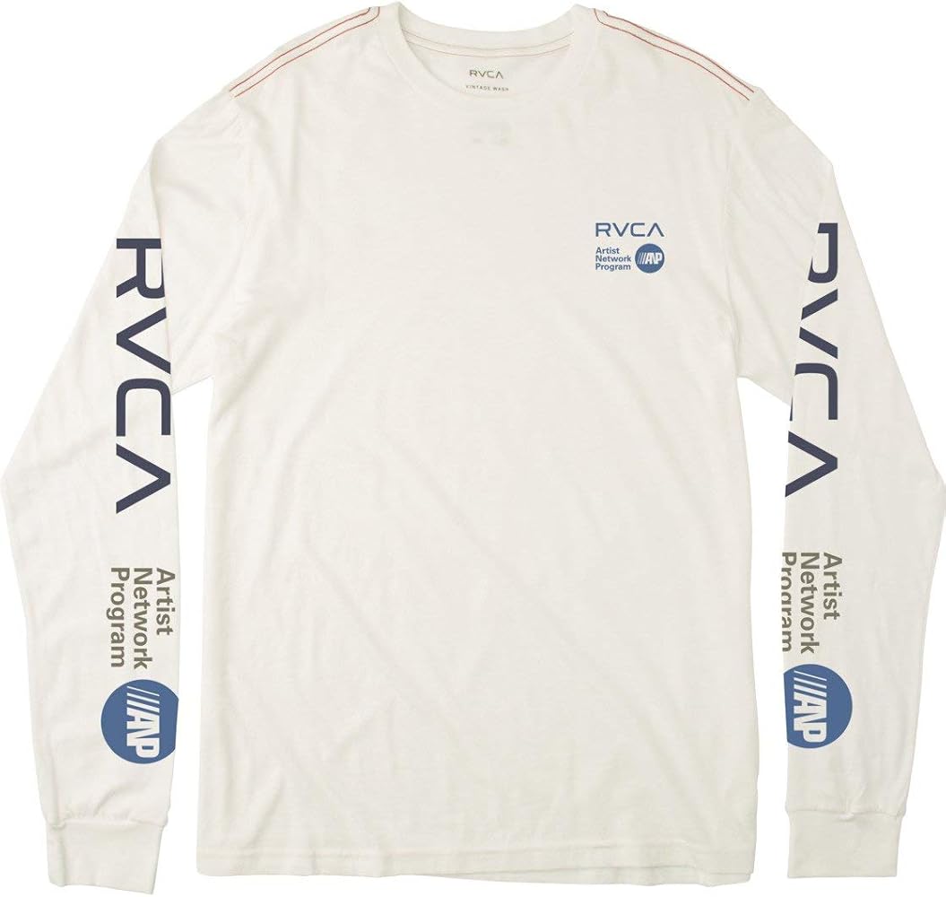 RVCA Men's ANP Long Sleeve Crew Neck T-Shirt