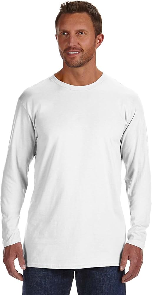 Hanes TAGLESS® Nano-T® Men's Long-Sleeve Tee