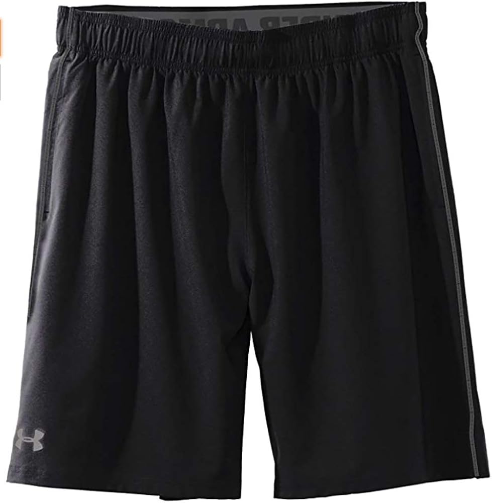 Under Armour Men's Raid 10-Inch Shorts (Large, Pure Black)