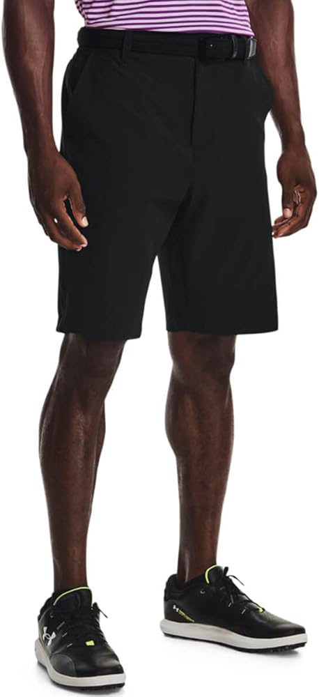 Under Armour Mens Drive Taper Short, Black (001)/Halo Gray, 34