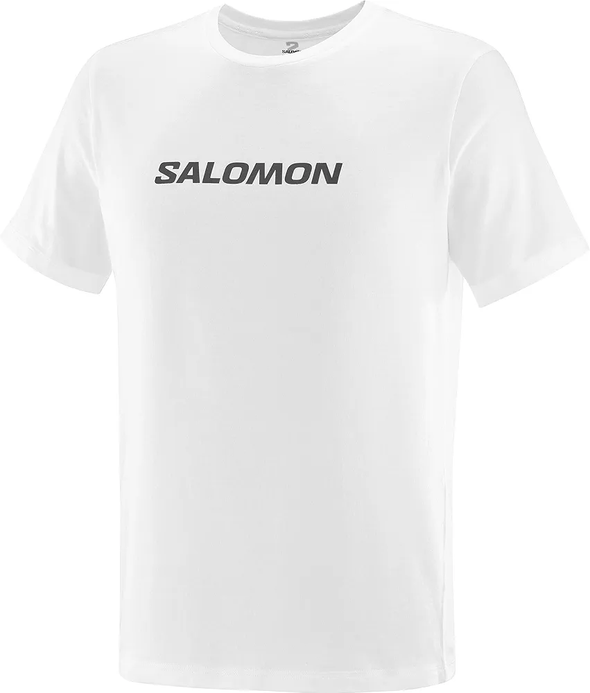 Salomon Men's Standard SAL Logo PERF SS TEE M-White L