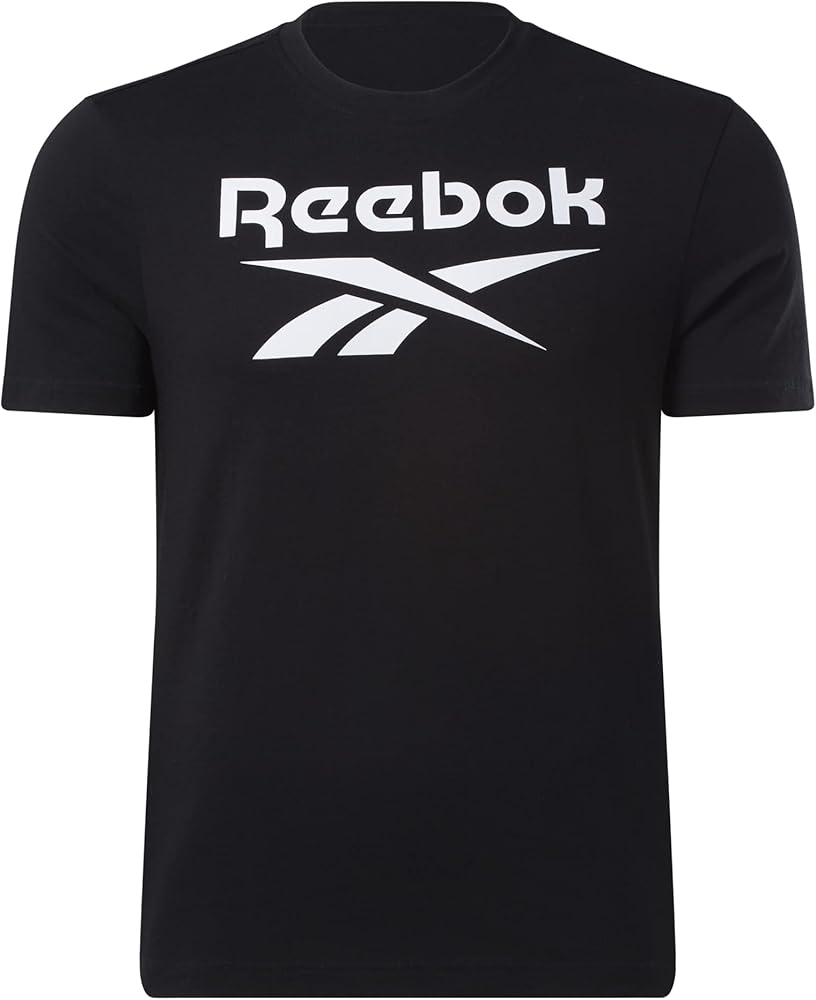 Reebok Men's Identity Big Stacked Logo Tee