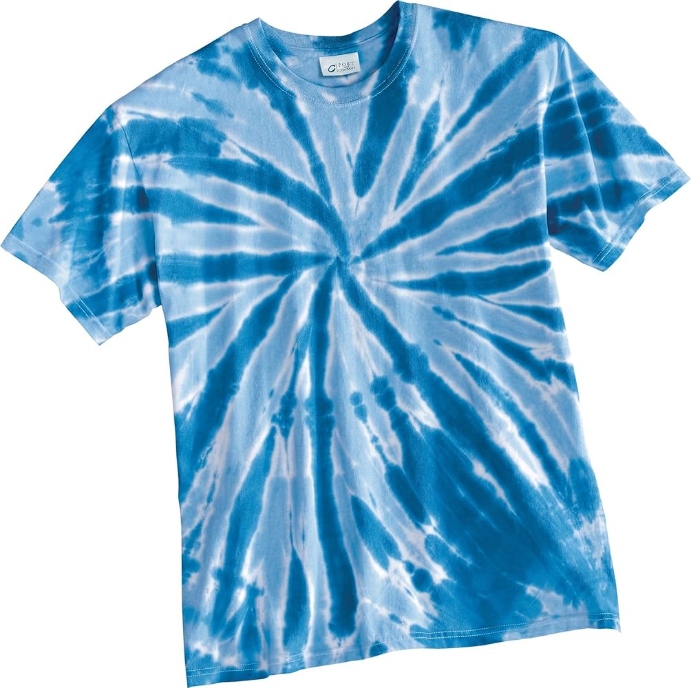 Port & Company Tie-Dye Tee, Royal