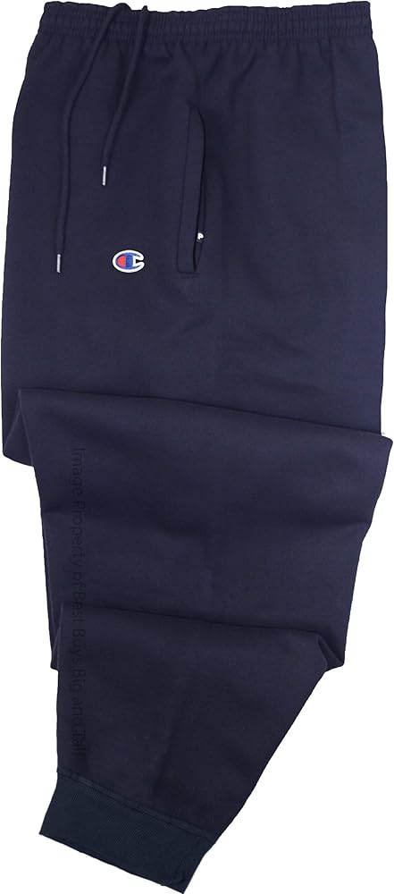 Champion Big & Tall Men's Midweight Fleece Joggers Navy 5XL