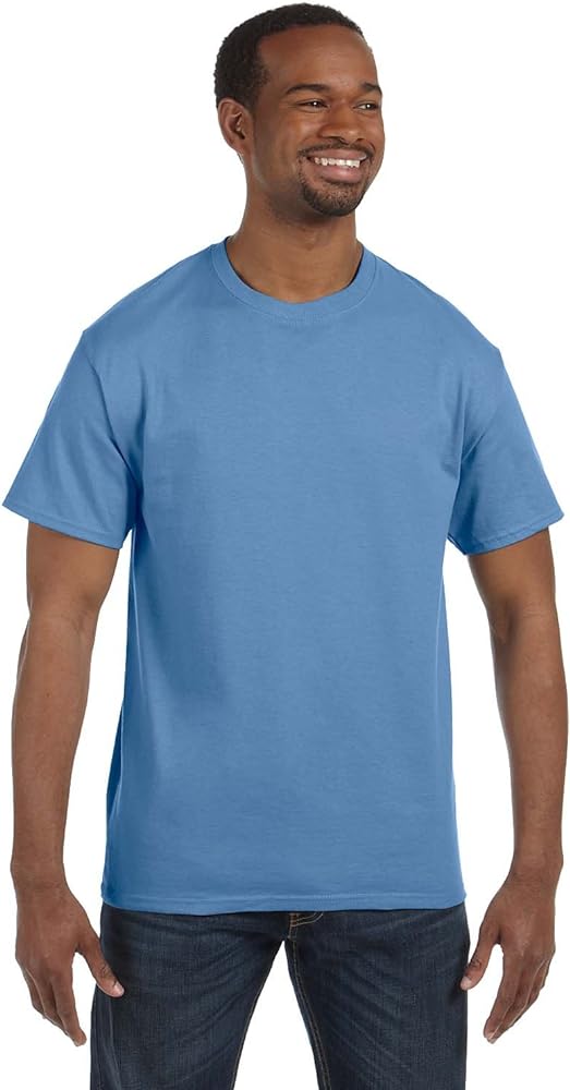 Hanes ComfortBlend EcoSmart Crewneck Men's T-Shirt, 3X-Large, Carolina Blue