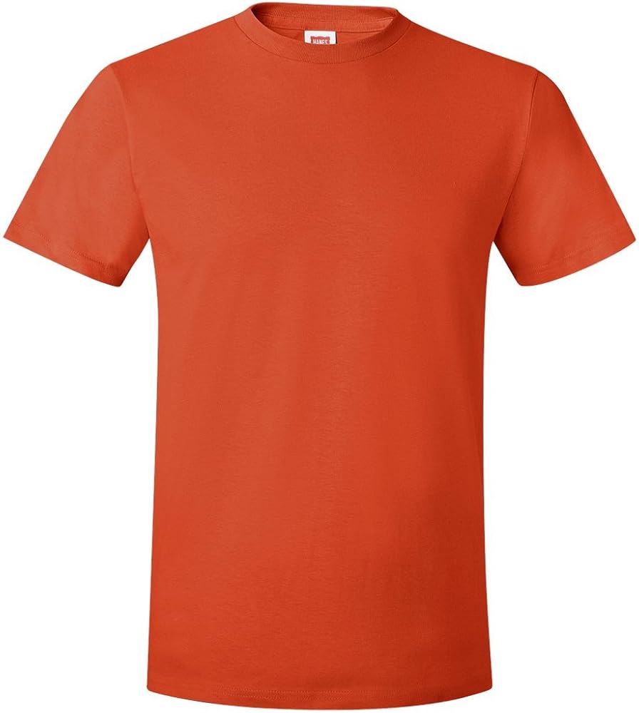 Hanes Adult Nano-TÂ T-Shirt - Orange - XL