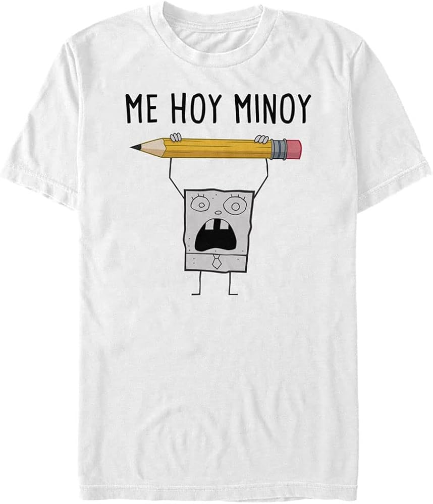 Nickelodeon Big & Tall Spongebob Squarepants Mihoyminoy Men's Tops Short Sleeve Tee Shirt