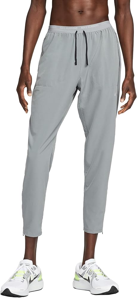 Nike Phenom Men's Dri-FIT Woven Running Pants (Smoke Grey/Reflective SILV, DQ4745-084) Size Medium