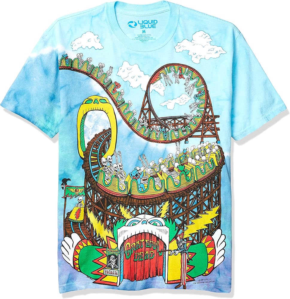 Liquid Blue Men's Grateful Dead-Amusement Park