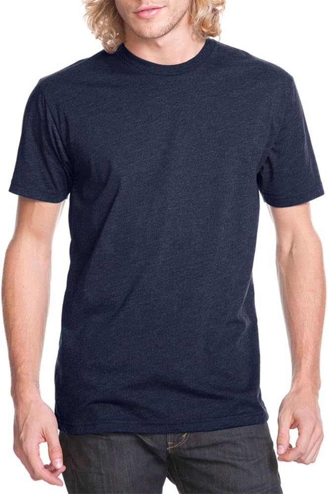 Next Level Men's Baby Rib Collar Premium T-Shirt, Midnight Navy, XX-Large