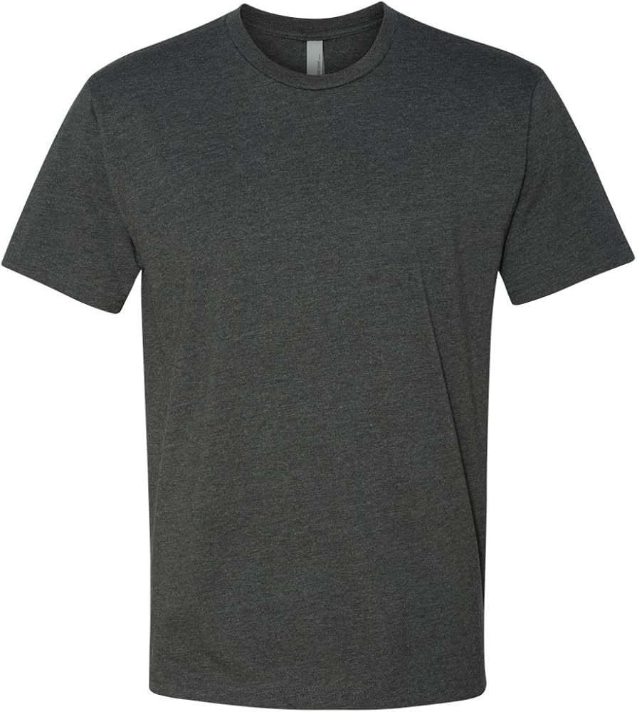 Next Level Premium Fitted CVC Crew Tee Charcoal Medium (Pack of 5)