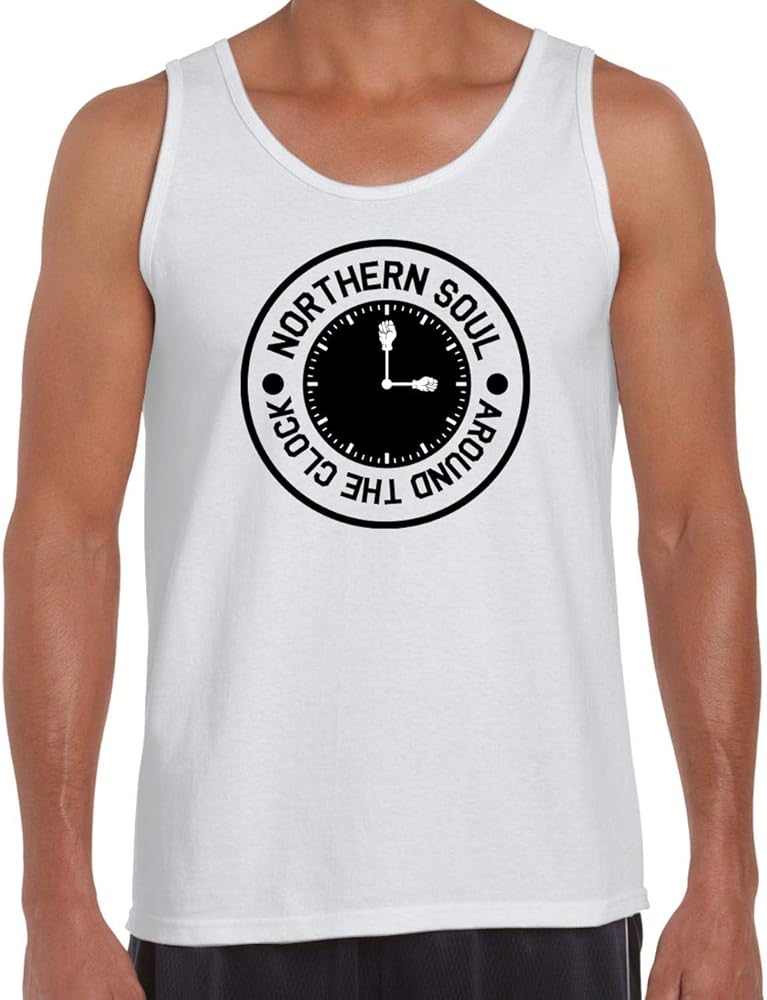 Northern Soul Around The Clock Men's Vest Tank Top