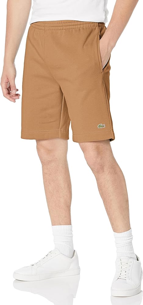 Lacoste Mens Organic Brushed Cotton Fleece Shorts